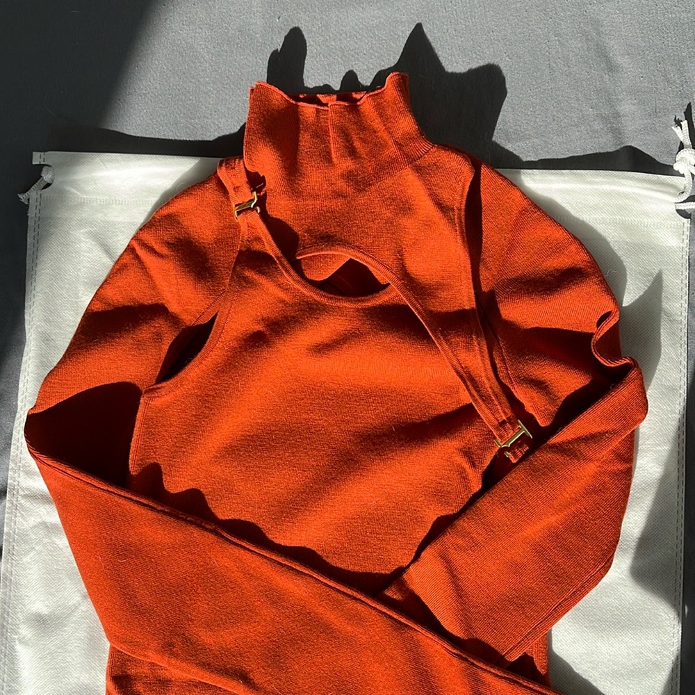 Dion Lee layered knitted jumper